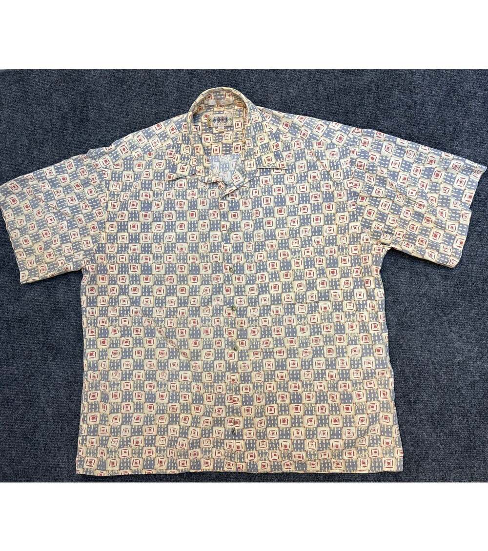 Vintage Campia Moda Short-Sleeve Button Down Aloha/Hawaiian Shirt